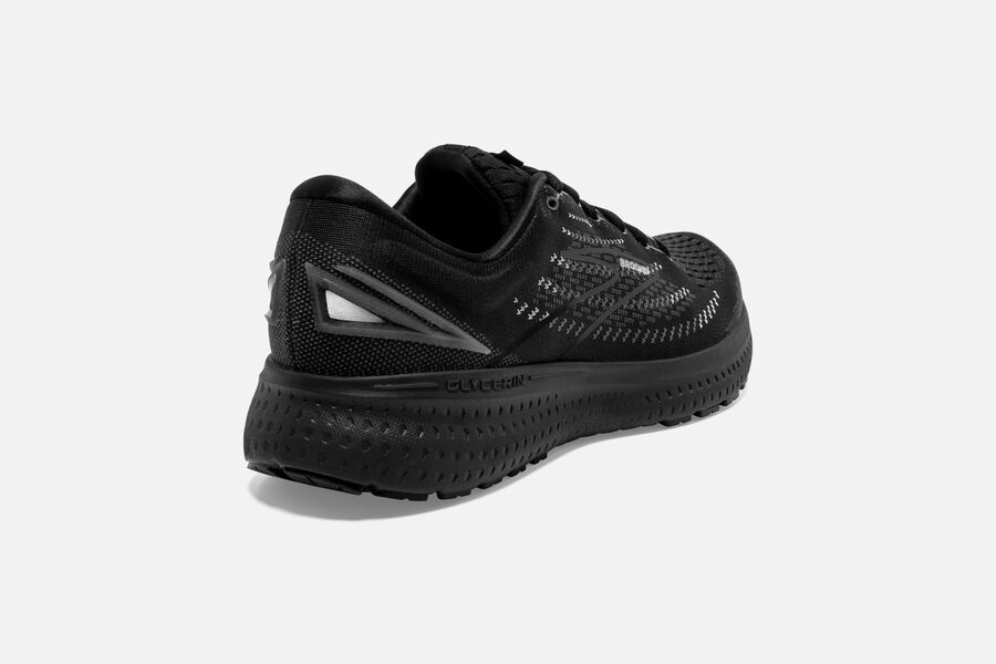 Brooks Running Shoes - Glycerin 19 Road Womens - Black - OVQ-915674